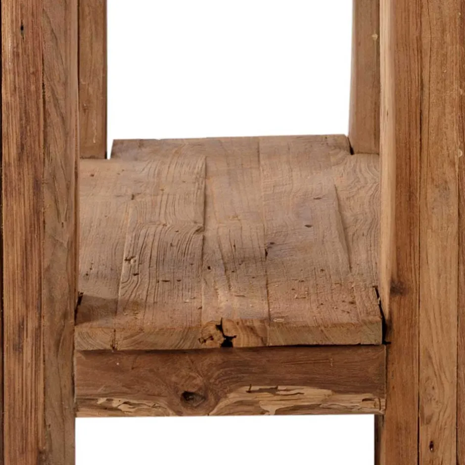 Wohnen Teak Telefontisch Ragista aus Recyclingholz massiv