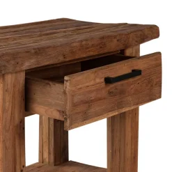 Wohnen Teak Telefontisch Ragista aus Recyclingholz massiv