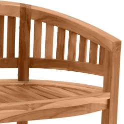 Teakholz Bananenbank für Garten 150x86x61 - Klahuma^Wohnen Hot