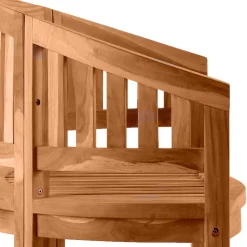 Teakholz Bananenbank für Garten 150x86x61 - Klahuma^Wohnen Hot