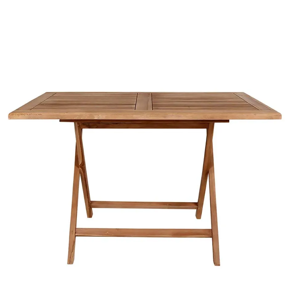 Wohnen Teakholz Garten Klapptisch in 120x80 cm - Vienna