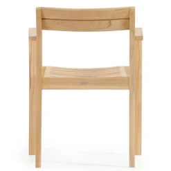 Wohnen Teakholz Gartenstühle naturbelassen - Ginhopa (6er Set)