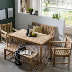 Wohnen Teakholz Möbelset für den Garten - Klahuma (fünfteilig)