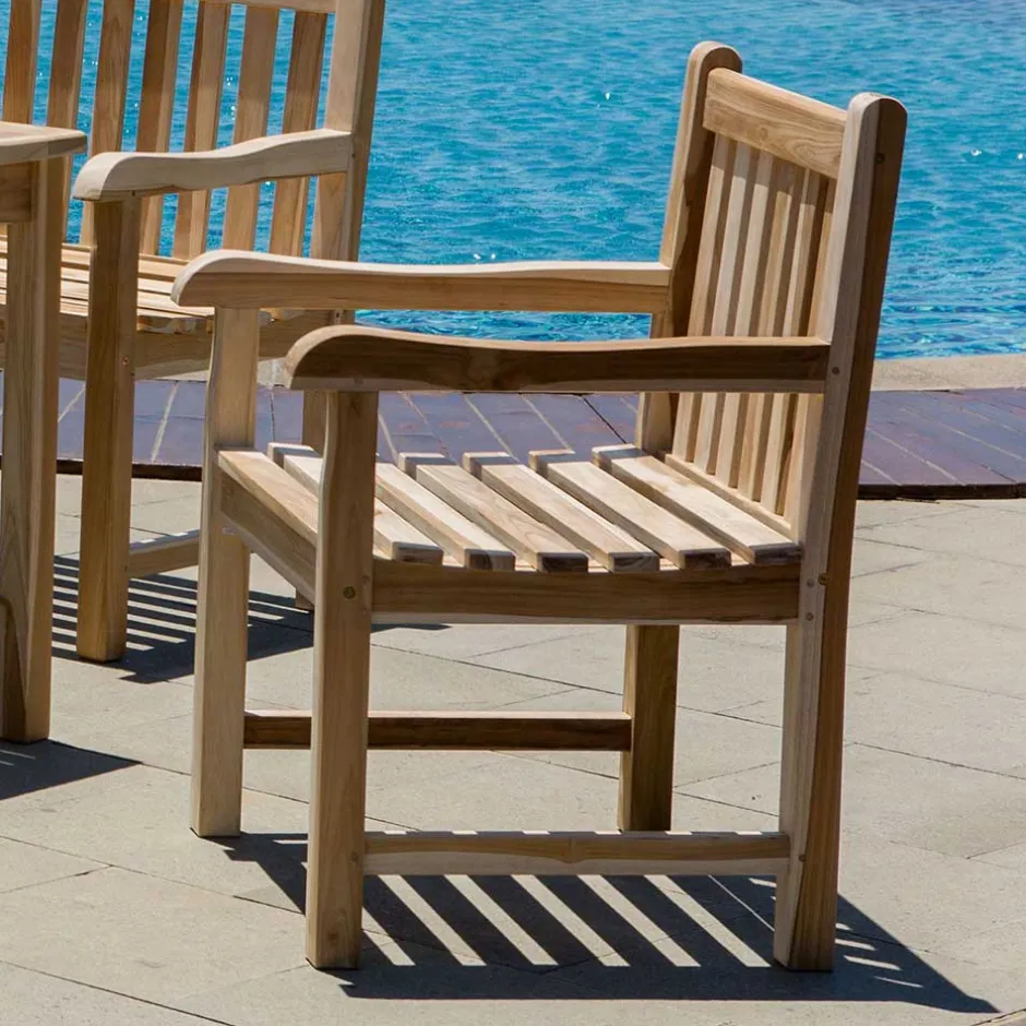 Wohnen Teakholz Möbelset für den Garten - Klahuma (fünfteilig)