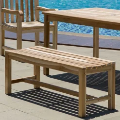 Wohnen Teakholz Möbelset für den Garten - Klahuma (fünfteilig)