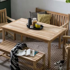 Wohnen Teakholz Möbelset für den Garten - Klahuma (fünfteilig)