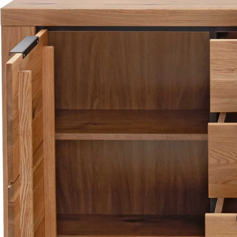 Wohnen Teilmassive Anrichte aus Wildeiche - Vlacoma