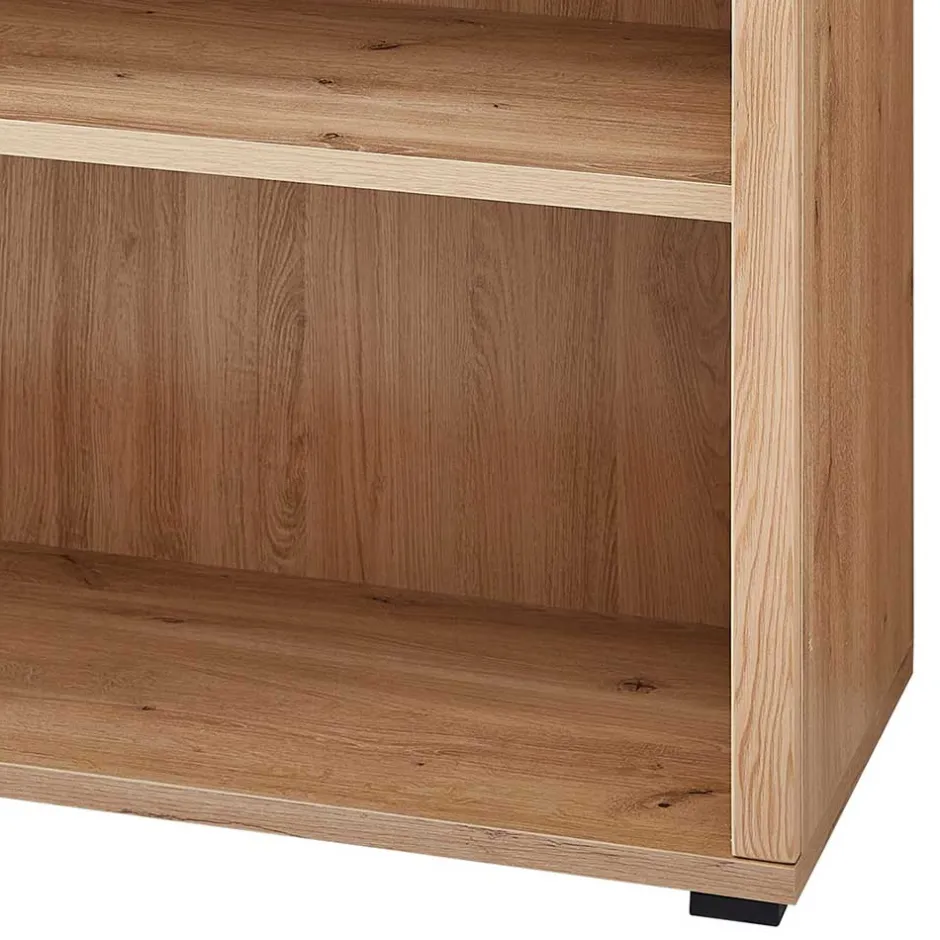 Wohnen Teilmassive Büroeinrichtung als Set - Emly (fünfteilig)