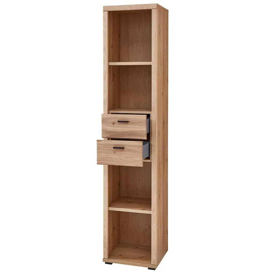 Wohnen Teilmassive Büroeinrichtung als Set - Emly (fünfteilig)