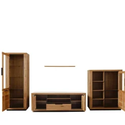 Teilmassive TV Wohnwand - Möbelset - Vlacoma (vierteilig)^Wohnen Hot