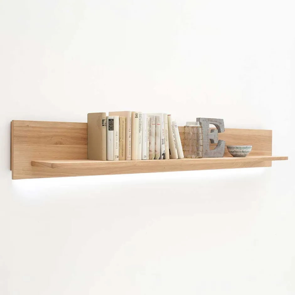 Teilmassive Wohnkombination in Eiche - Crokas (vierteilig)^Wohnen Hot