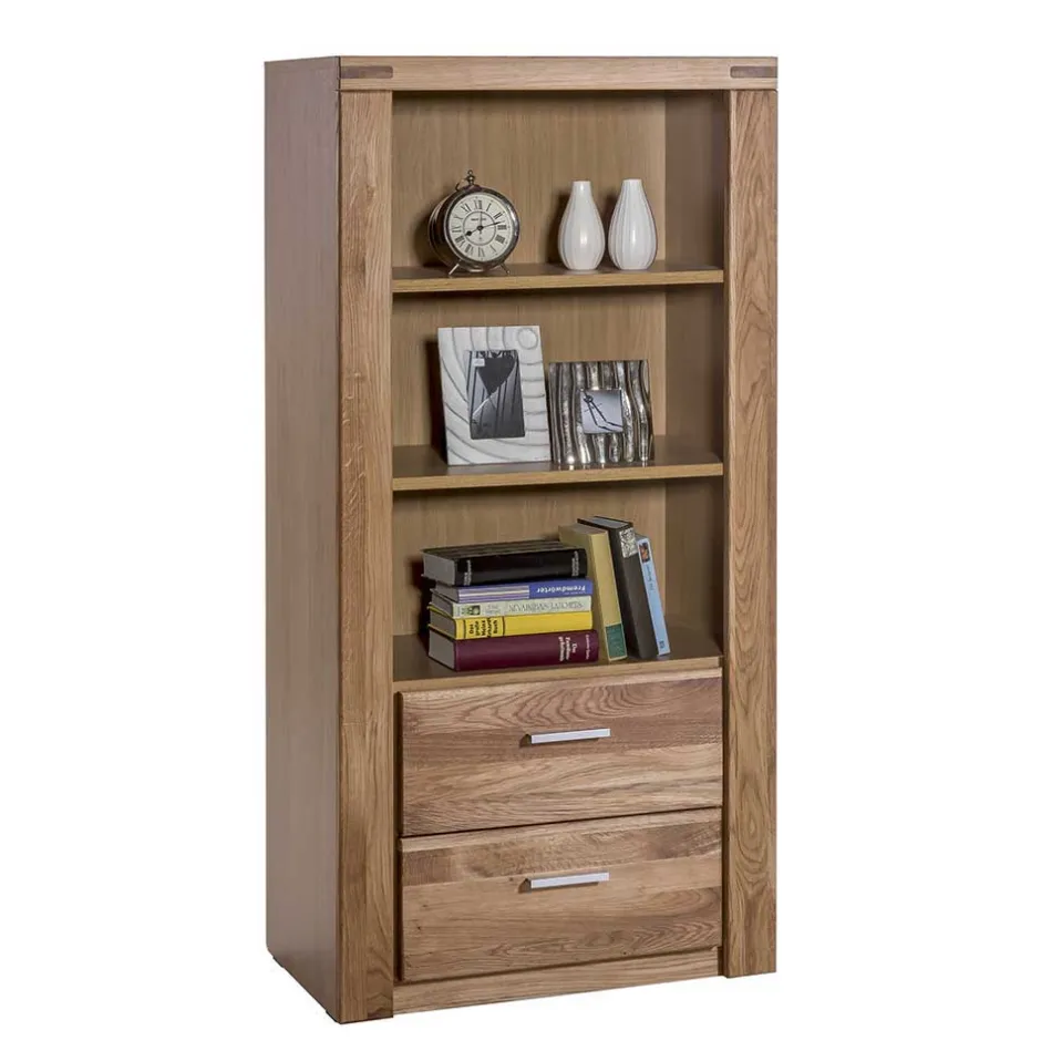 Teilmassive Wohnzimmermöbel aus Wildeiche - Maila (vierteilig)^Wohnen Clearance