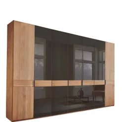 Wohnen Teilmassiver Schrank mit sieben Türen - Hung