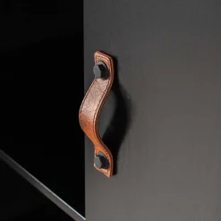 Wohnen Teilmassiver 94x180x40 Kiefernholz Kleiderschrank in Schwarz - Ilvessino