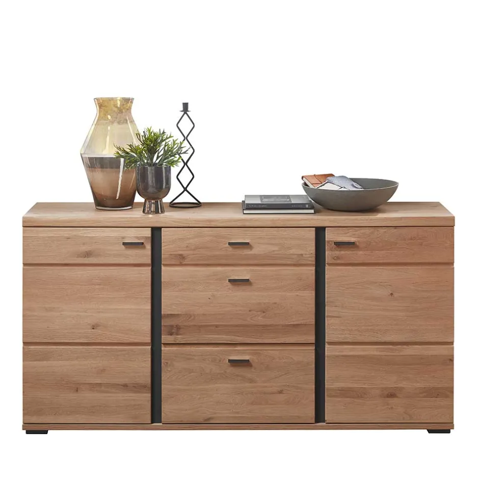 Teilmassives Sideboard in modernem Design - Mattadore^Wohnen Discount