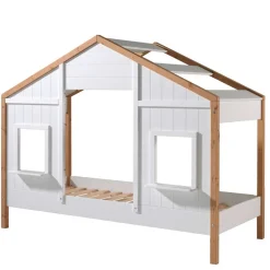 Kinder Wohnen Teilmassives Spielbett Haus fürs Kinderzimmer - Lenaly