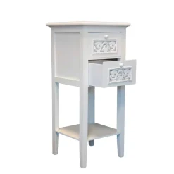 Wohnen Telefontisch Diamona in Weiß