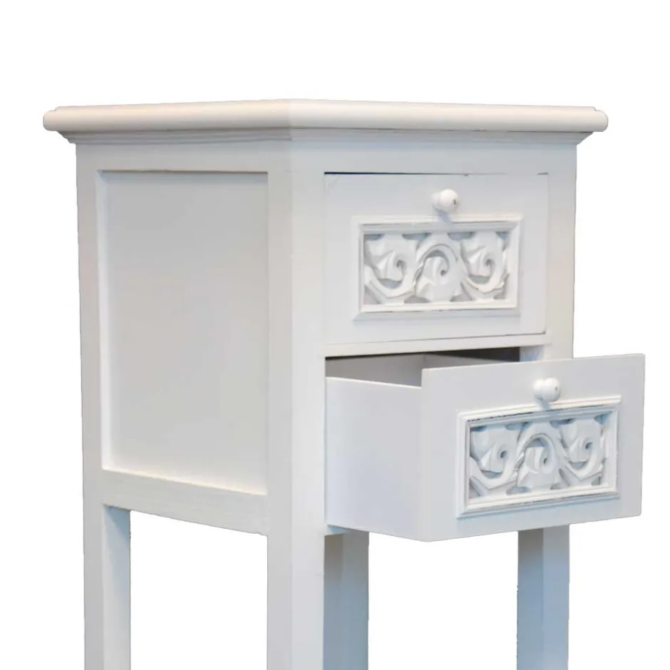 Wohnen Telefontisch Diamona in Weiß