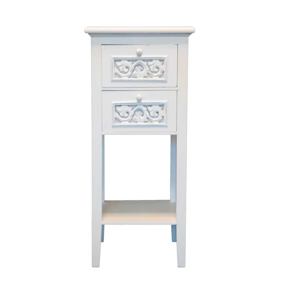 Wohnen Telefontisch Diamona in Weiß