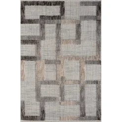 Teppich mit geometrischem Muster - Ellis^Wohnen