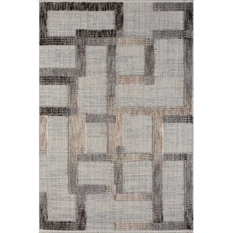 Teppich mit geometrischem Muster - Ellis^Wohnen