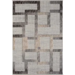 Teppich mit geometrischem Muster - Ellis^Wohnen