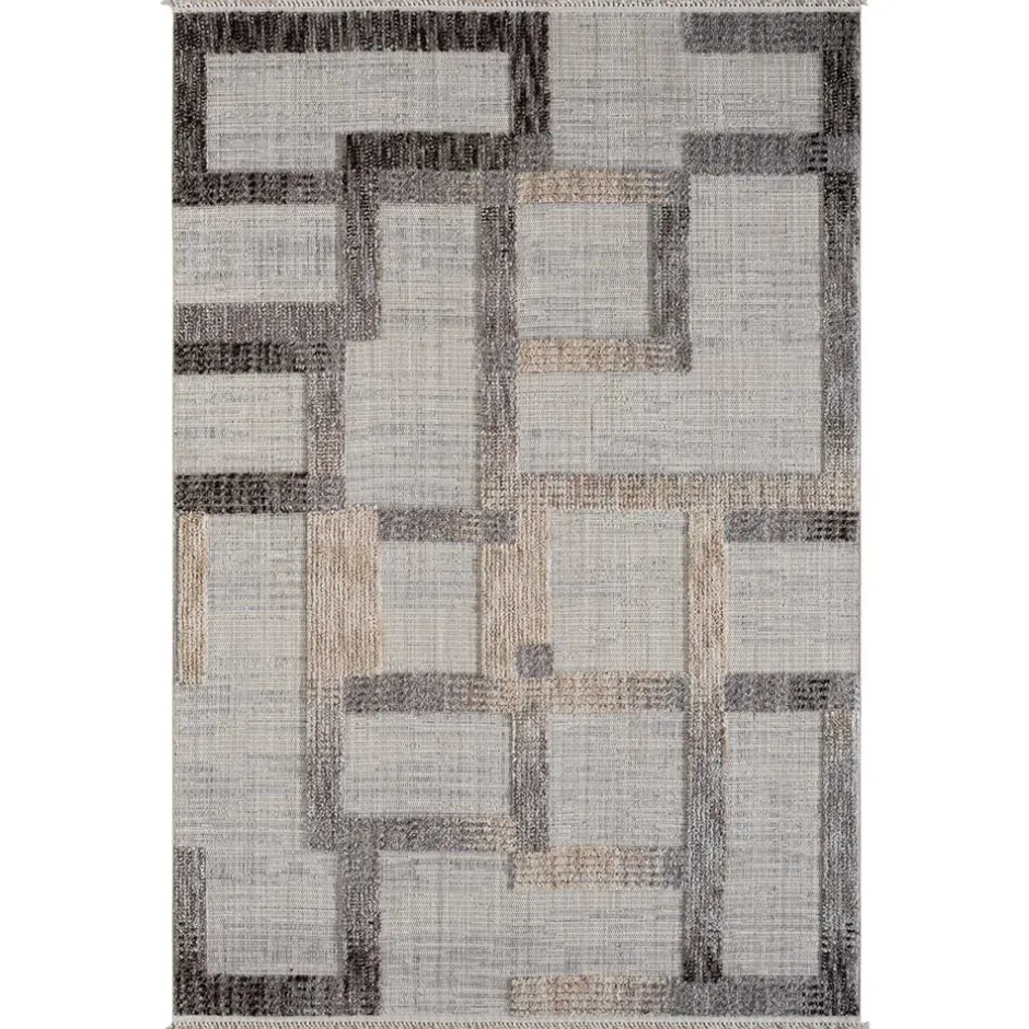 Teppich mit geometrischem Muster - Ellis^Wohnen