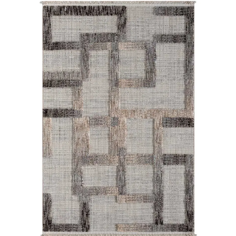 Teppich mit geometrischem Muster - Ellis^Wohnen