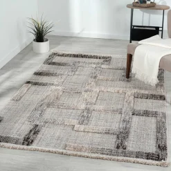 Teppich mit geometrischem Muster - Ellis^Wohnen