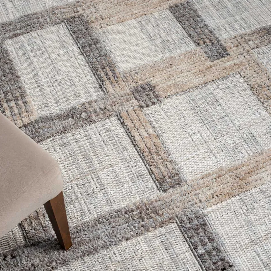 Teppich mit geometrischem Muster - Ellis^Wohnen