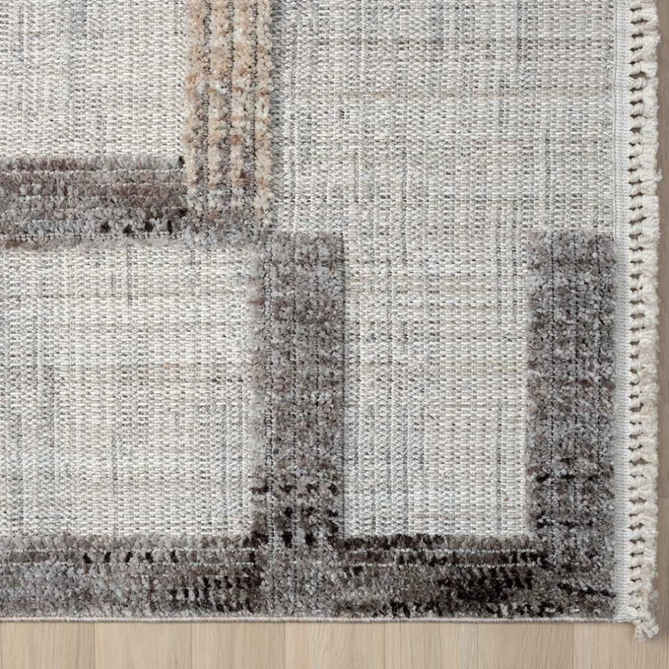 Teppich mit geometrischem Muster - Ellis^Wohnen