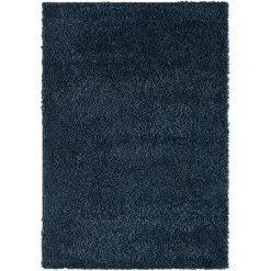 Wohnen Teppich mit Hochflor in Dunkelblau - Pipev