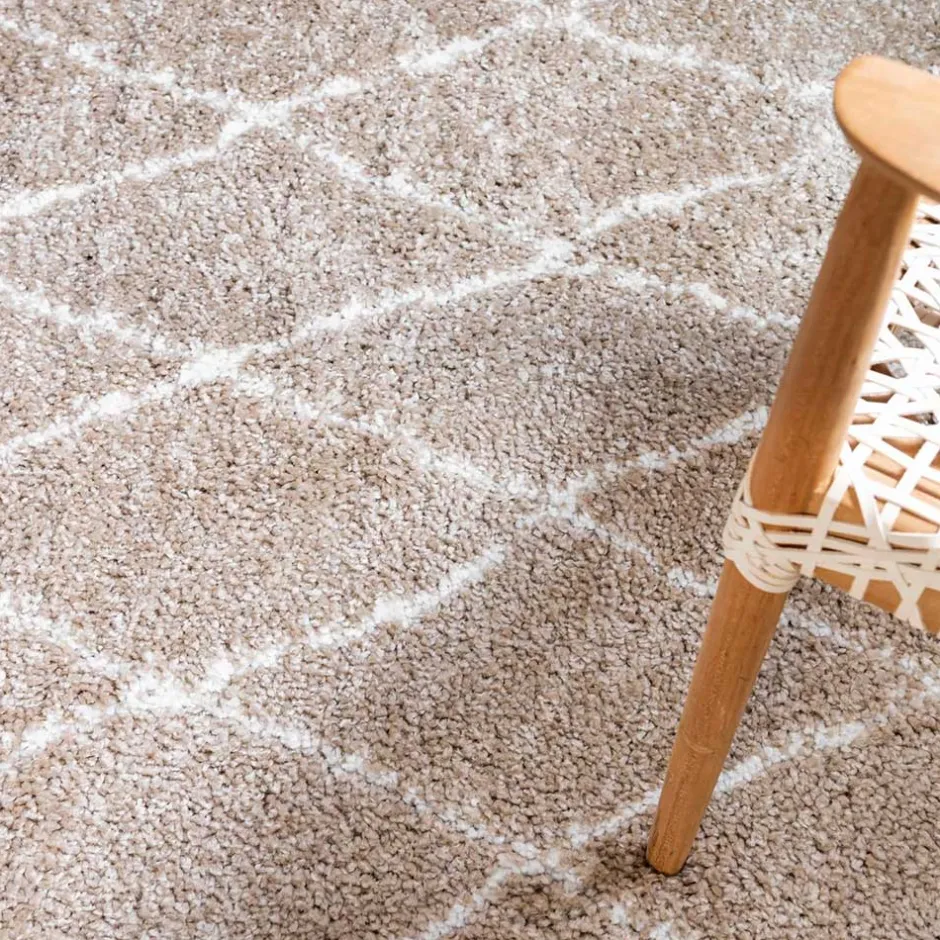 Wohnen Teppich mit hohem Flor - 150 cm rund - Alli