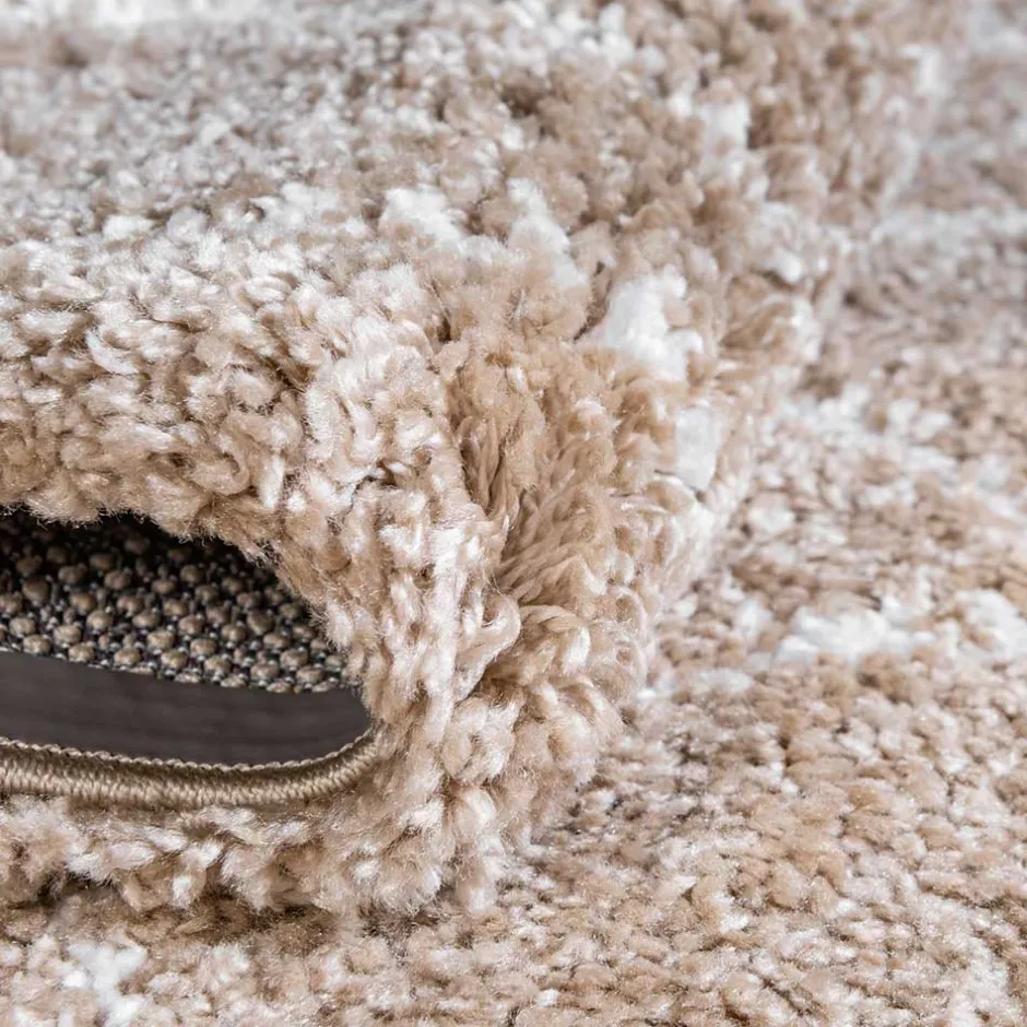 Wohnen Teppich mit hohem Flor - 150 cm rund - Alli