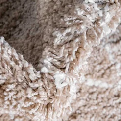 Wohnen Teppich mit hohem Flor - 150 cm rund - Alli