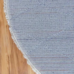 Wohnen Teppich mit hohem Flor - 150 cm rund - Alli