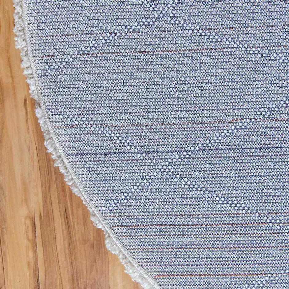 Wohnen Teppich mit hohem Flor - 150 cm rund - Alli