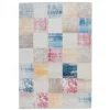 Wohnen Teppich mit Quadratmuster mehrfarbig - Carmian