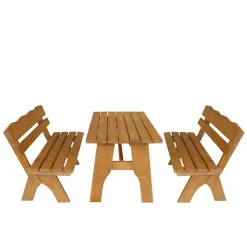 Terrassensitzgruppe Brixen aus Kiefer Massivholz (dreiteilig)^Wohnen Hot