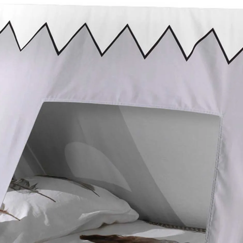Kinder Wohnen Tipi Zeltbett für Kinder mit Stoffdach - Lagion