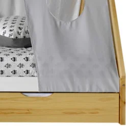 Kinder Wohnen Tipi Zeltbett für Kinder mit Stoffdach - Lagion