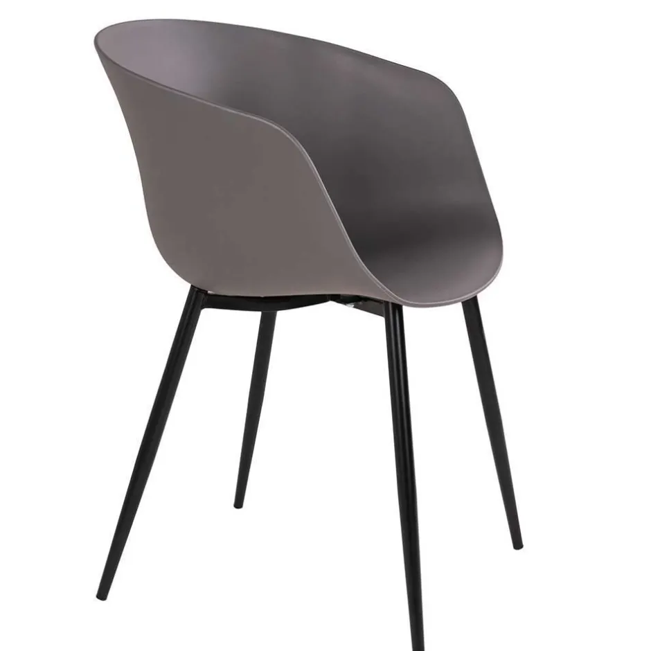 Wohnen Tisch & Schalenstühle Set - Vigadru (fünfteilig)