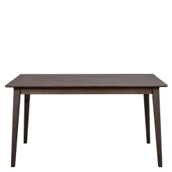 Wohnen Tisch aus Eiche Massivholz in Dunkelbraun - Lomarios