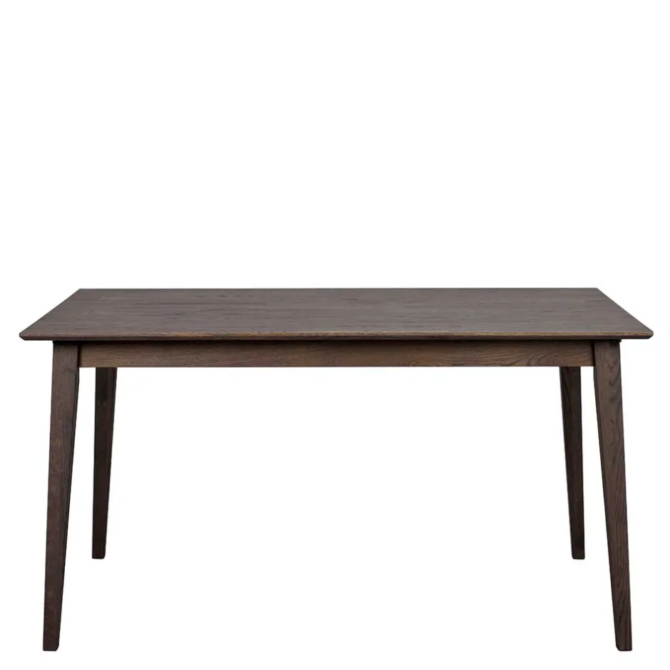 Wohnen Tisch aus Eiche Massivholz in Dunkelbraun - Lomarios