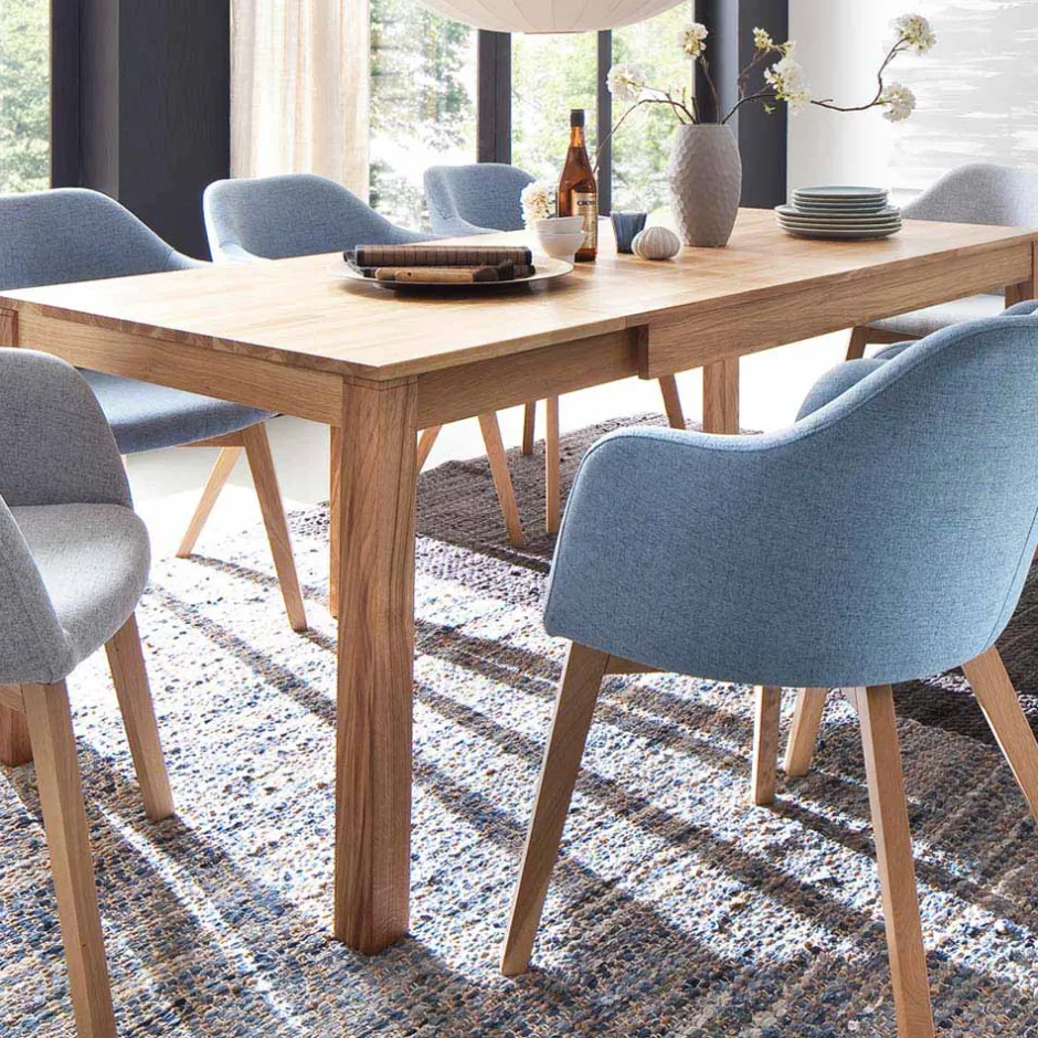 Wohnen Tisch aus geölter Eiche Massivholz Grosma diverse Breiten