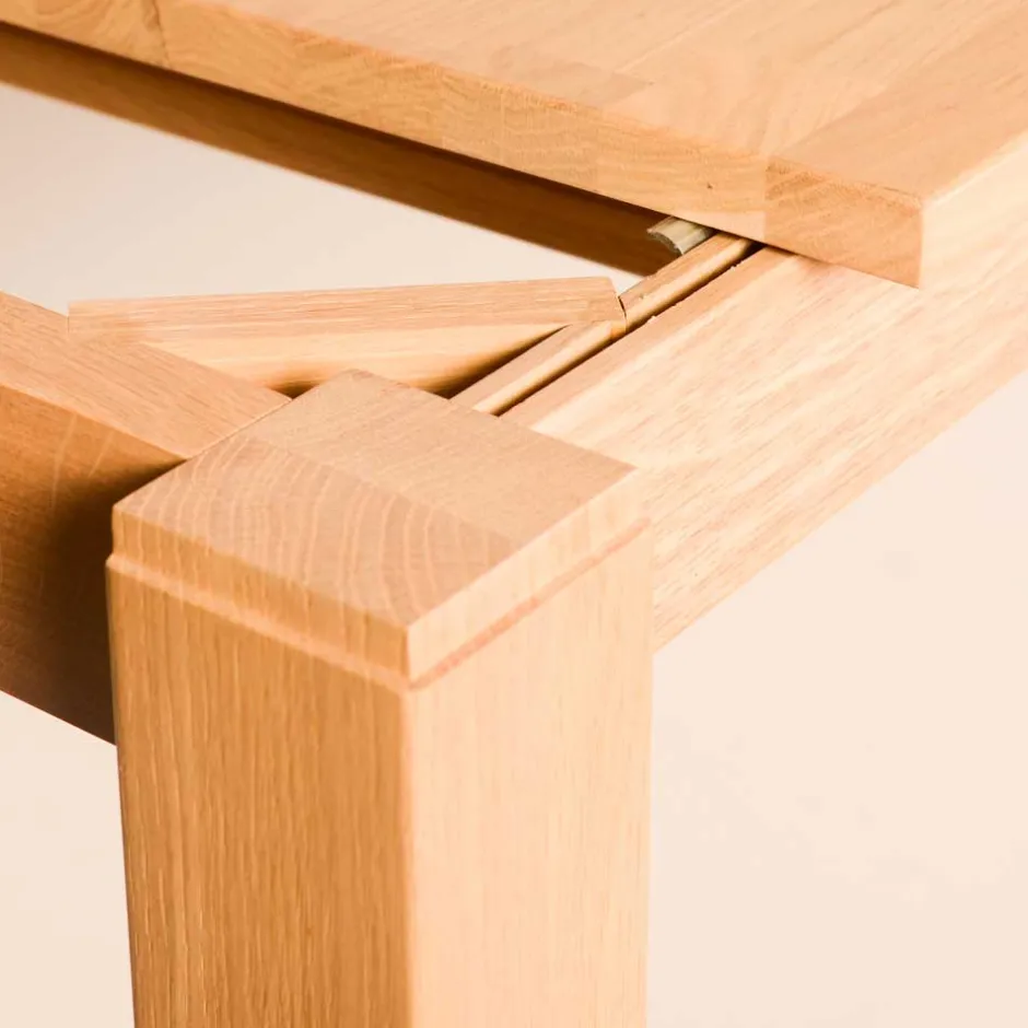 Wohnen Tisch aus geölter Eiche Massivholz Grosma diverse Breiten