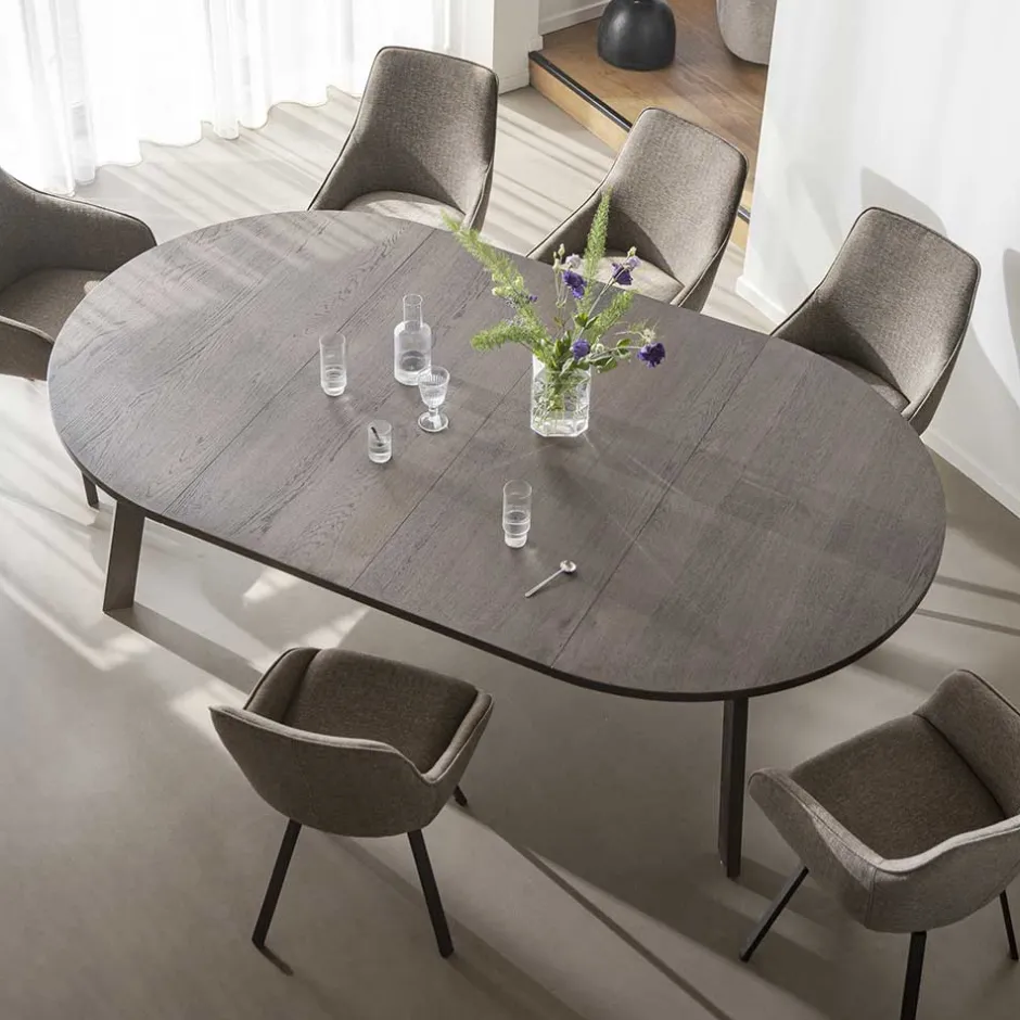 Wohnen Tisch in Dunkelbraun Eiche - Clause