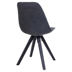 Wohnen Tisch mit X-Füßen & Stühle - Morescan (fünfteilig)