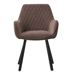 Tischgruppe in Braun mit Schwarz - Bruce (fünfteilig)^Wohnen Best