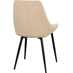 Wohnen Tischgruppe in Schwarz & Beige - Orgevia (siebenteilig)